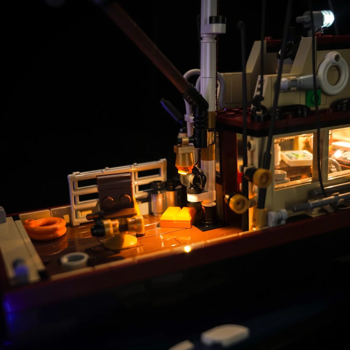 LED Licht Set für LEGO Der weisse Hai (21350) inkl. Fernbedienung