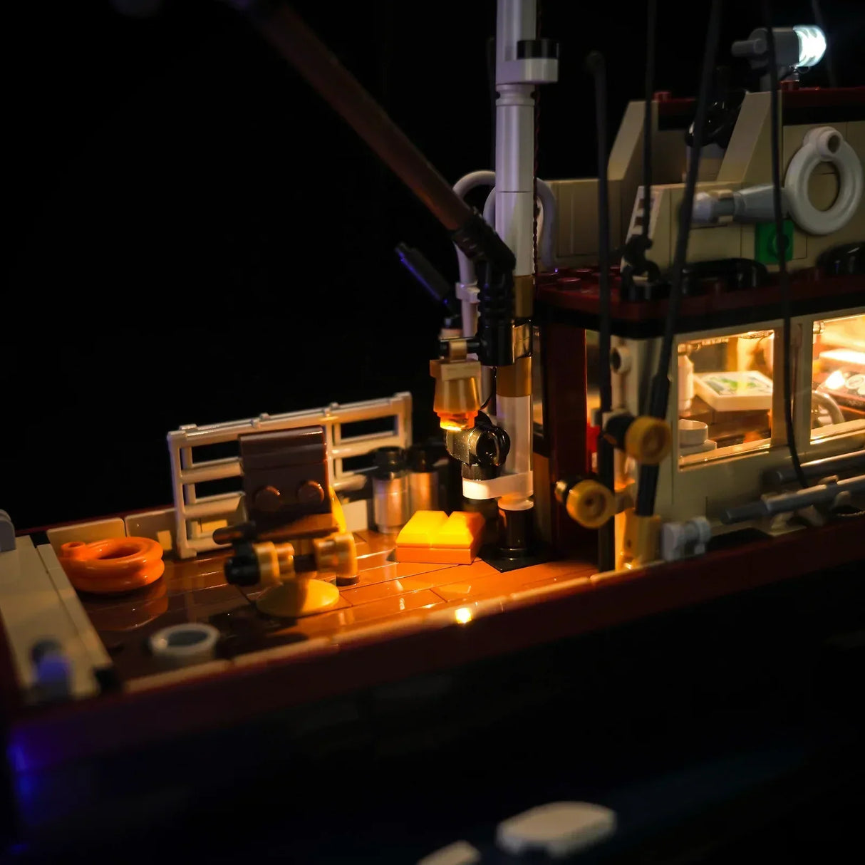 LED Licht Set für LEGO Der weisse Hai (21350) inkl. Fernbedienung