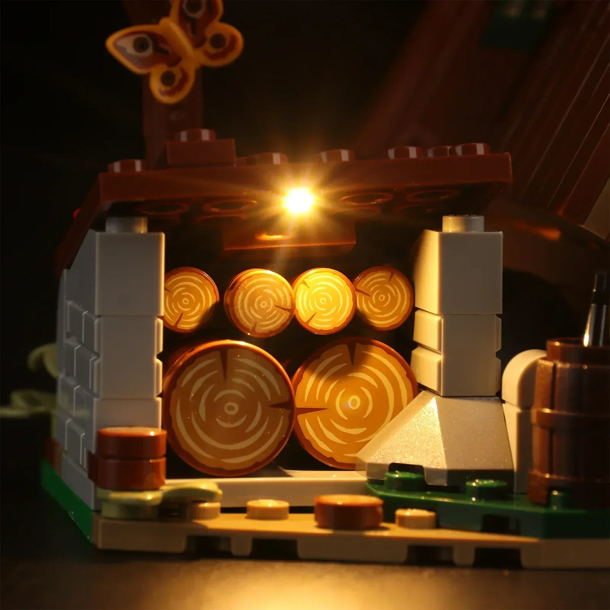 LED Licht Set für LEGO Finnhütte (21338) inkl. Fernbedienung