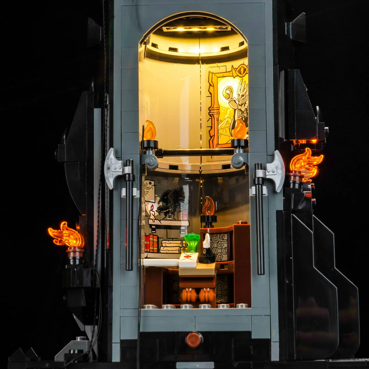 LED Licht Set für LEGO Der Herr der Ringe: Barad-dûr (10333) inkl. Fernbedienung