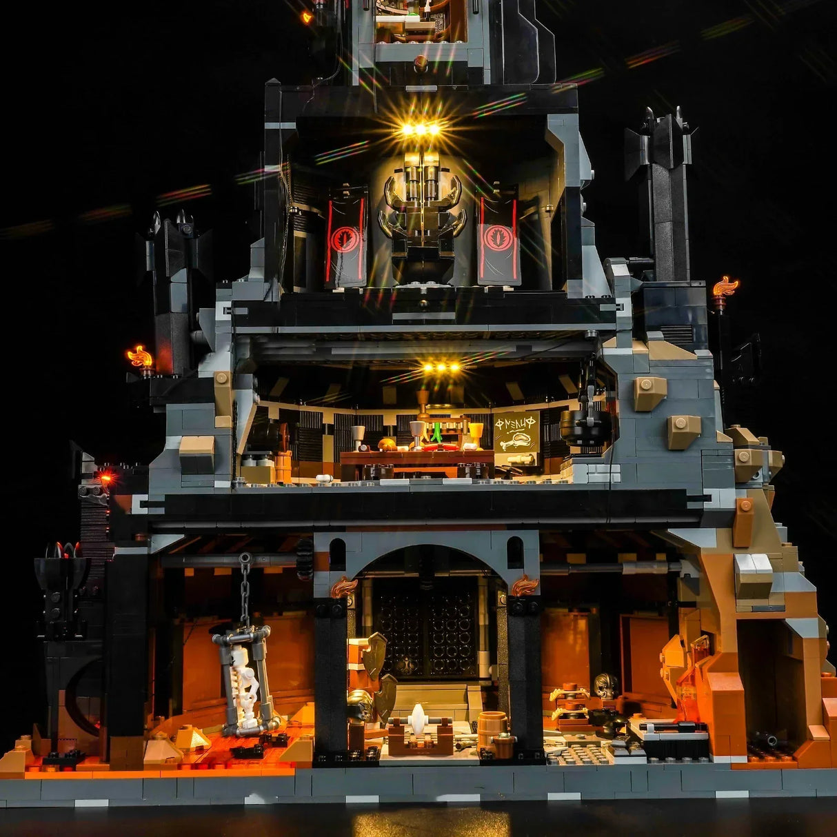 LED Licht Set für LEGO Der Herr der Ringe: Barad-dûr (10333) inkl. Fernbedienung