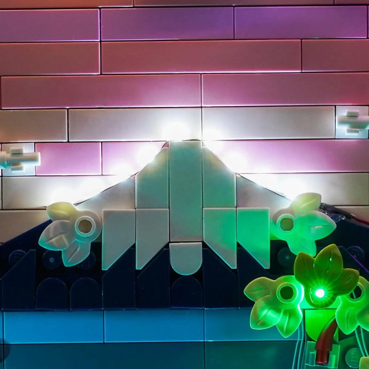 Kit d'éclairage LED pour LEGO Paysage de cerisiers en fleurs japonais (31218) avec télécommande