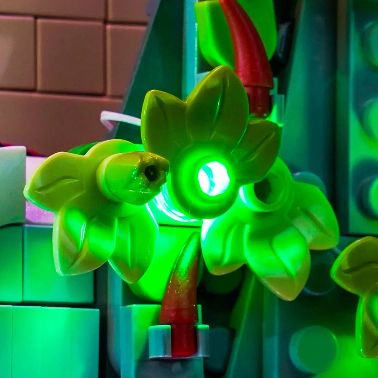 Kit d'éclairage LED pour LEGO Paysage de cerisiers en fleurs japonais (31218) avec télécommande