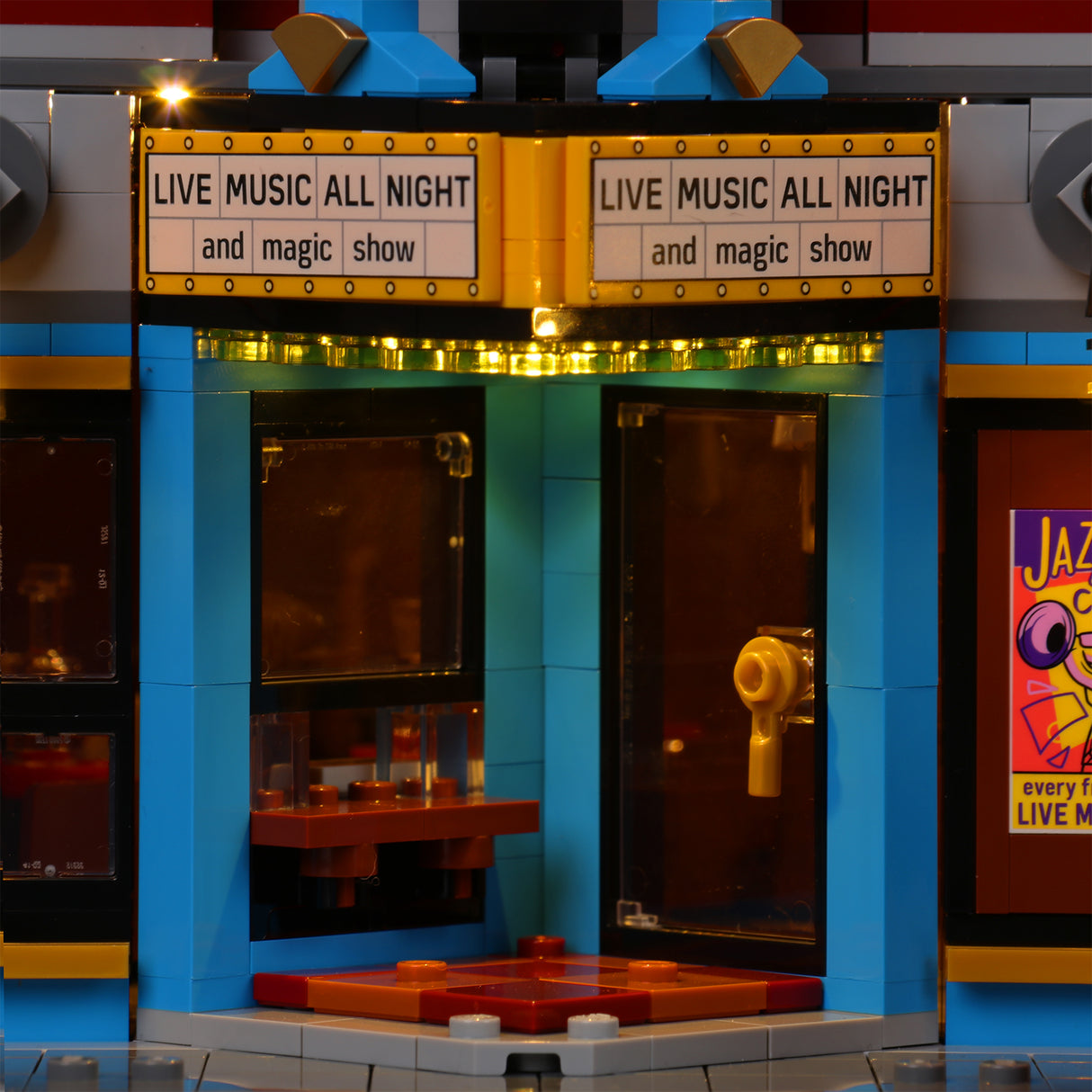 LED Licht Set für LEGO Jazz Club (10312) inkl. Fernbedienung