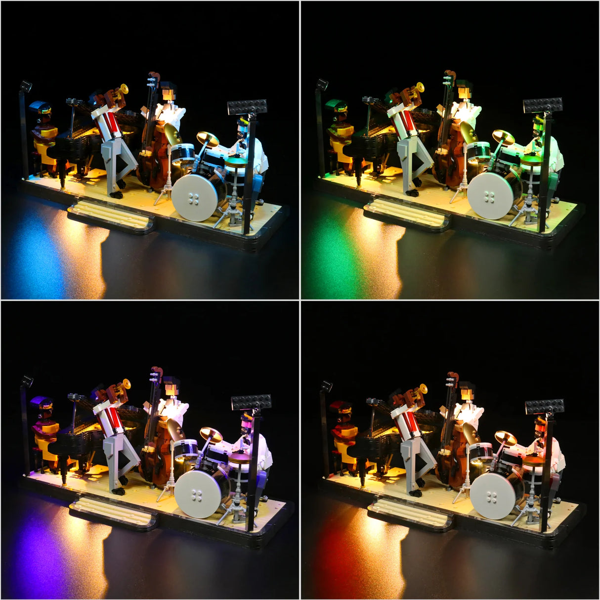 LED Licht Set für LEGO Jazz-Quartett (21334) inkl. Fernbedienung
