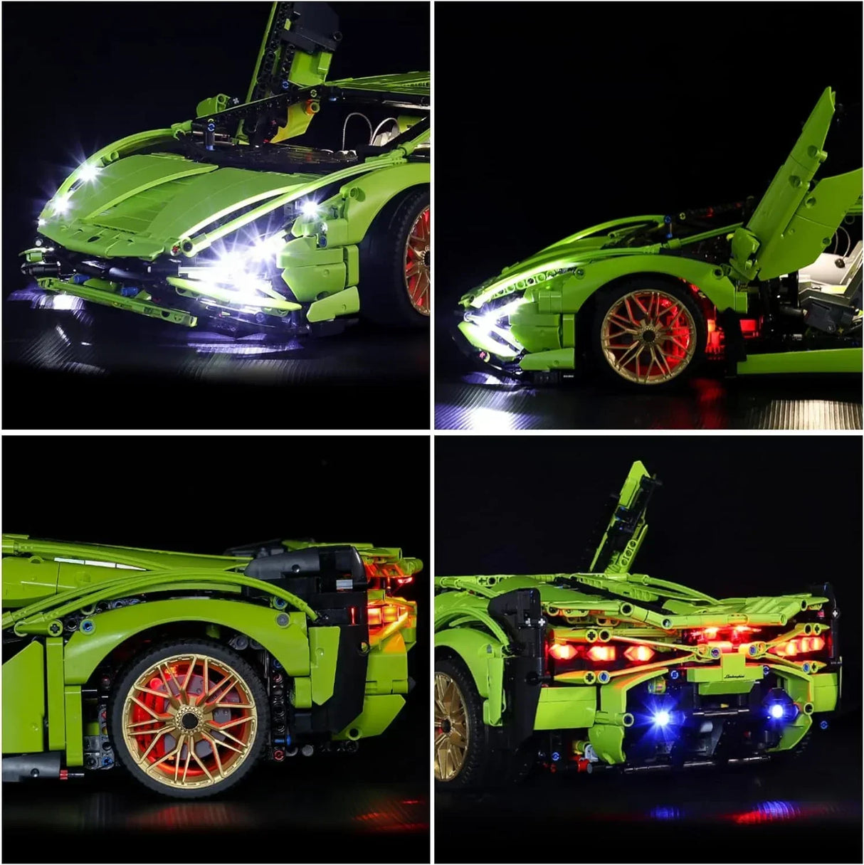 LED Licht Set für LEGO Lamborghini Sián FKP 37 (42115) inkl. Fernbedienung