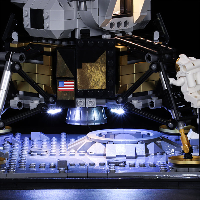 LED Licht Set für LEGO NASA: Apollo 11 Mondlandefähre (10266) inkl. Fernbedienung