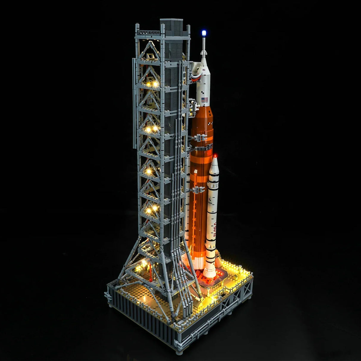 LED Licht Set für LEGO NASA: Artemis Startrampe (10341) inkl. Fernbedienung