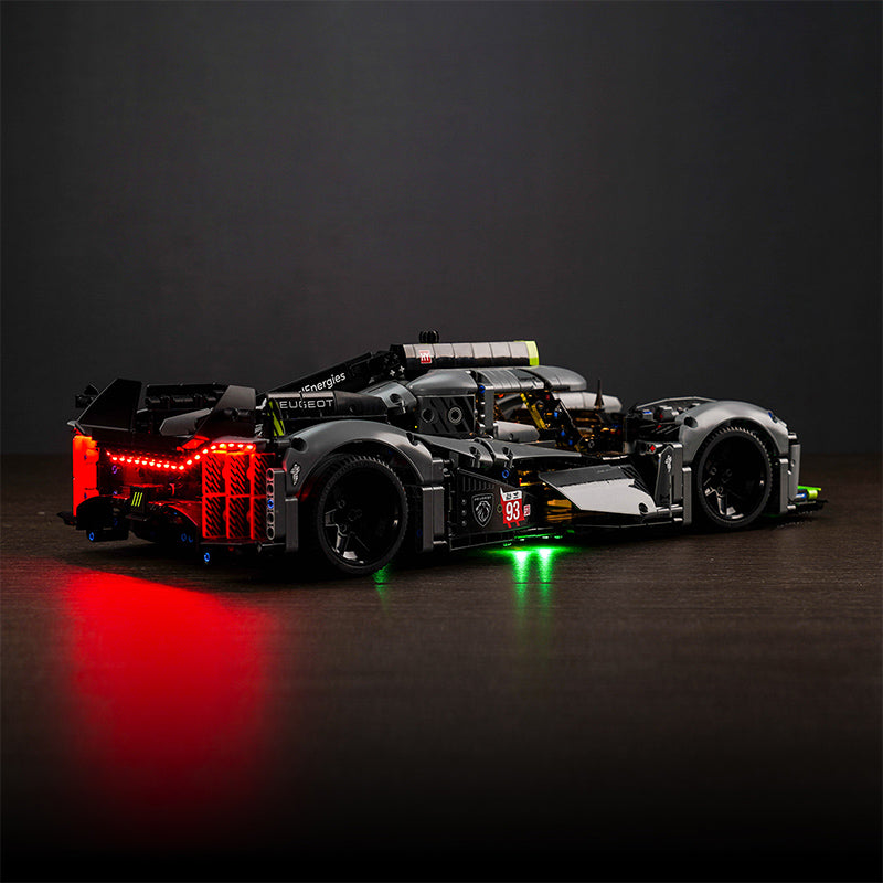 LED Licht Set für LEGO PEUGEOT 9X8 24H Le Mans Hybrid Hypercar (42156)