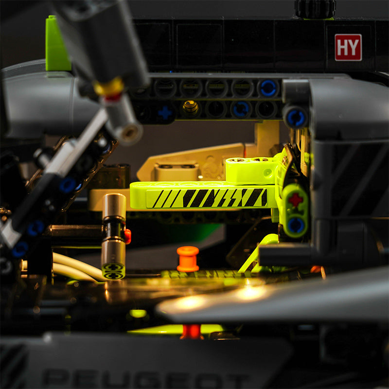 LED Licht Set für LEGO PEUGEOT 9X8 24H Le Mans Hybrid Hypercar (42156)