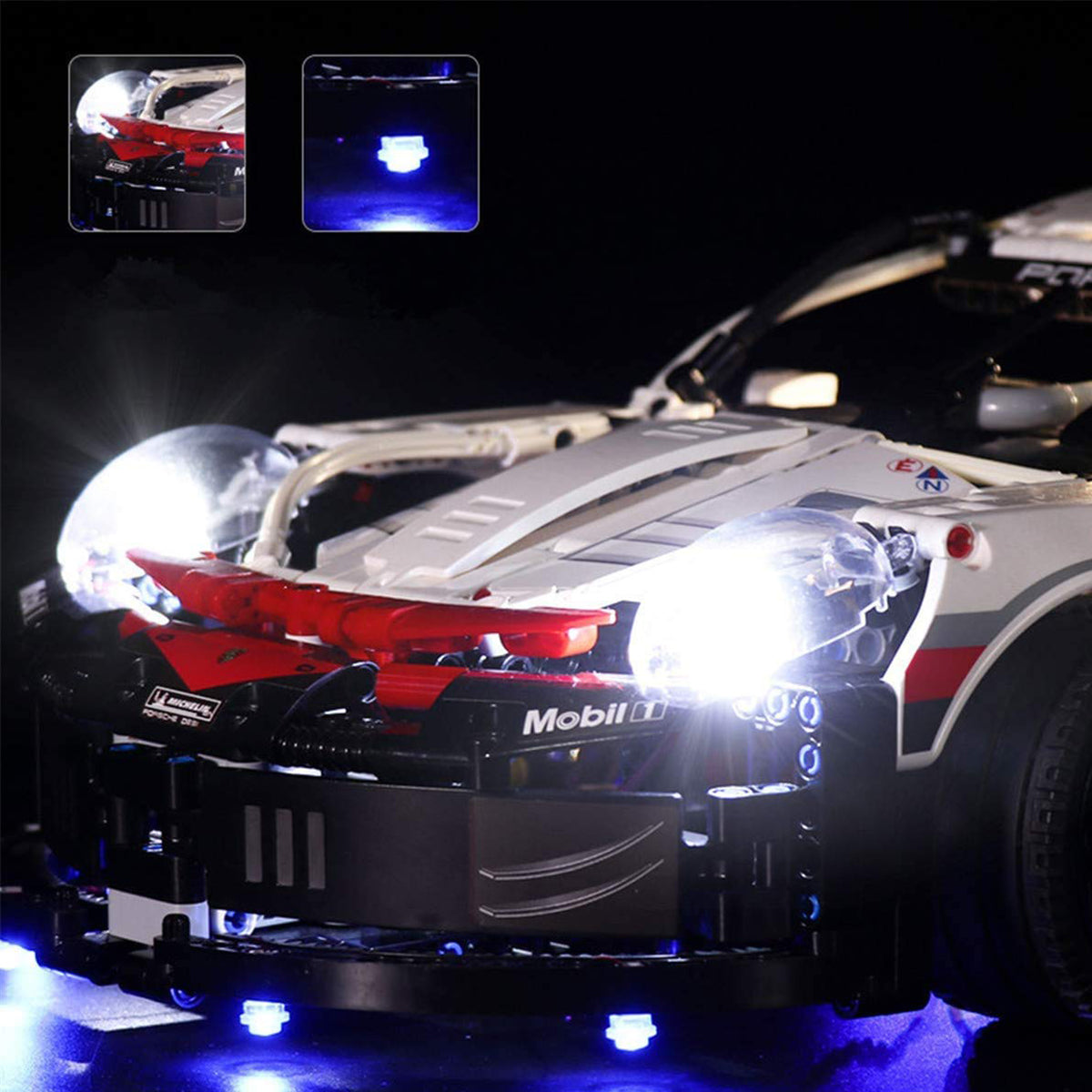 LED Licht Set für LEGO Porsche 911 RSR (42096) inkl. Fernbedienung