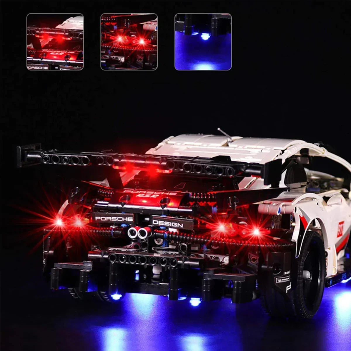 LED Licht Set für LEGO Porsche 911 RSR (42096) inkl. Fernbedienung