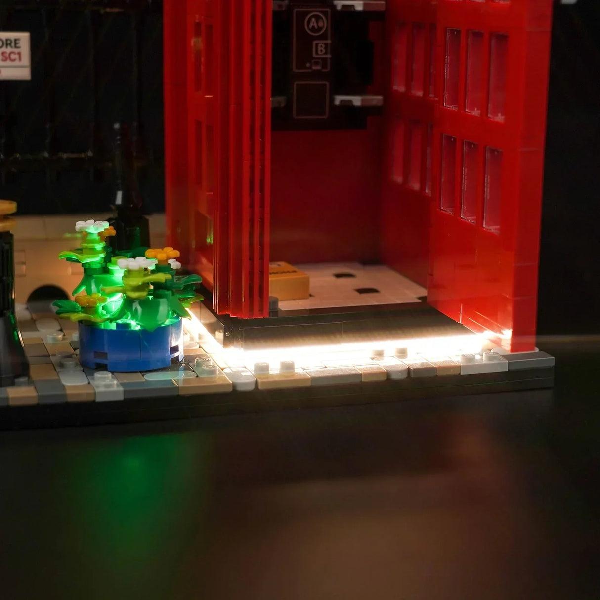LED Licht Set für LEGO Rote Londoner Telefonzelle (21347)