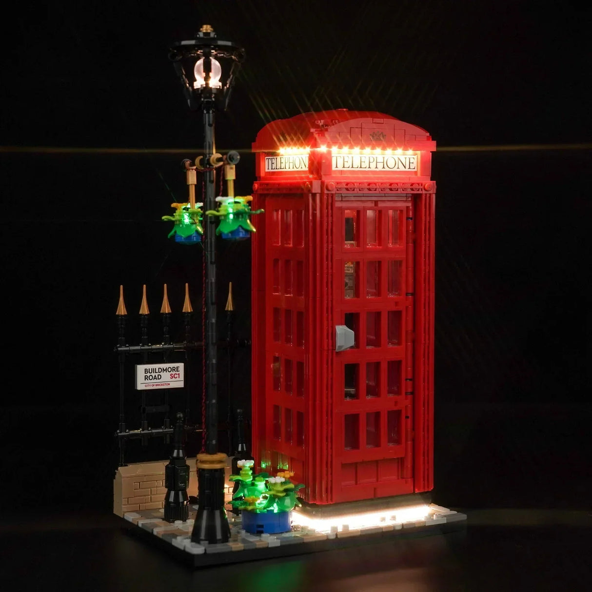 LED Licht Set für LEGO Rote Londoner Telefonzelle (21347)