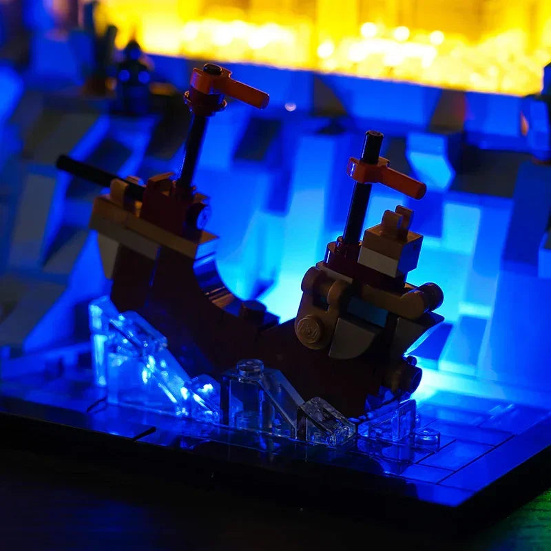 LED Licht Set für LEGO Schloss Hogwarts mit Schlossgelände (76419) inkl. Fernbedienung