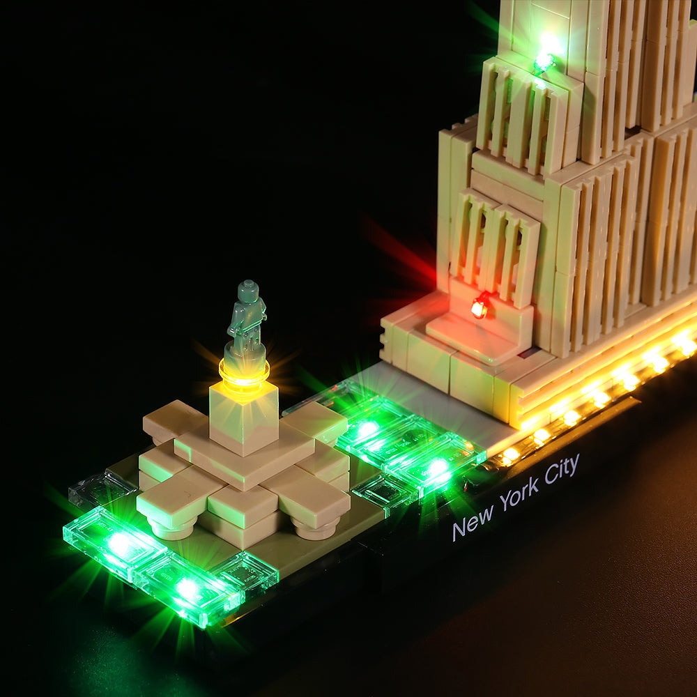 LED Licht Set für LEGO Skyline Series New York City (21028)