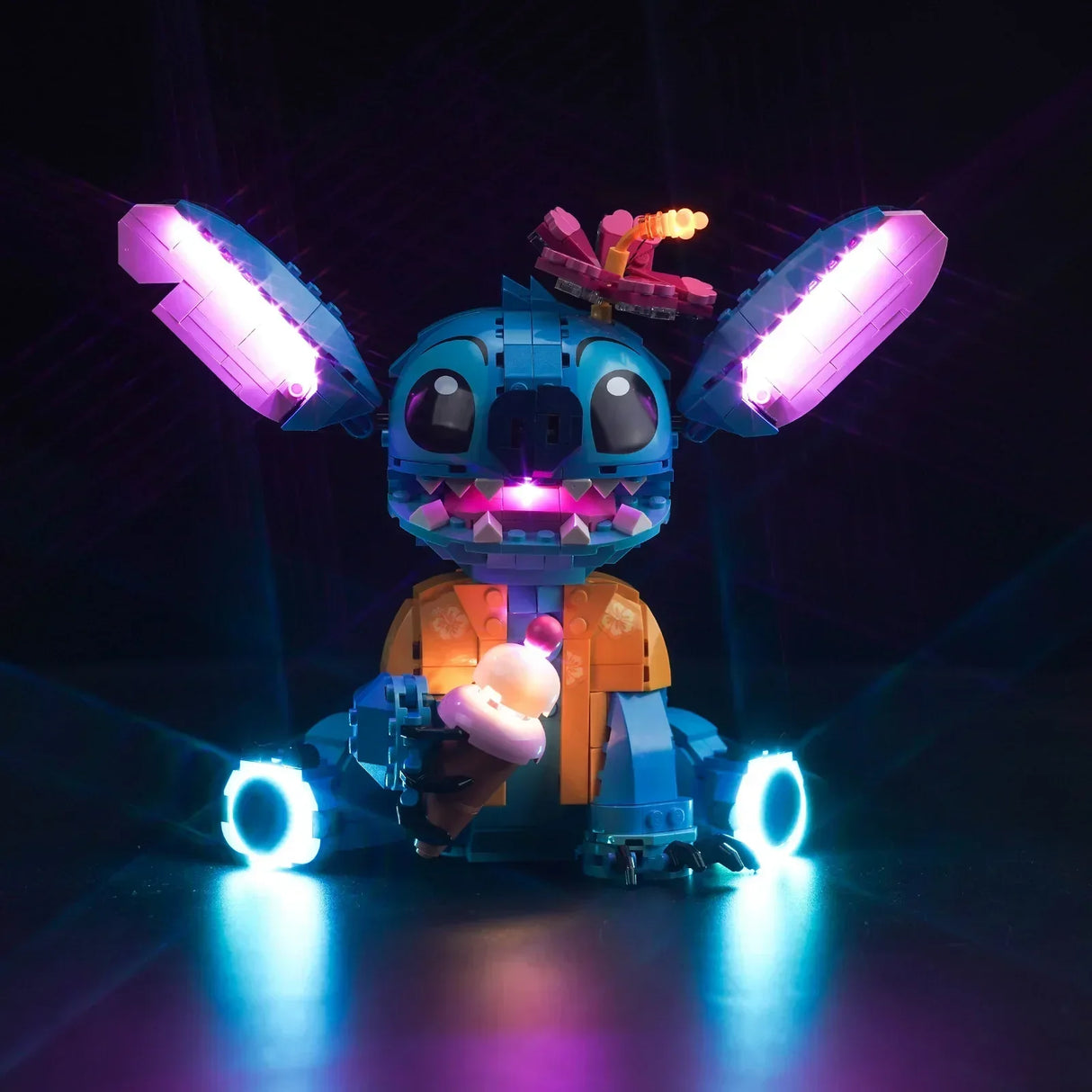 Ensemble d'éclairage LED pour LEGO Stitch (43249) avec télécommande