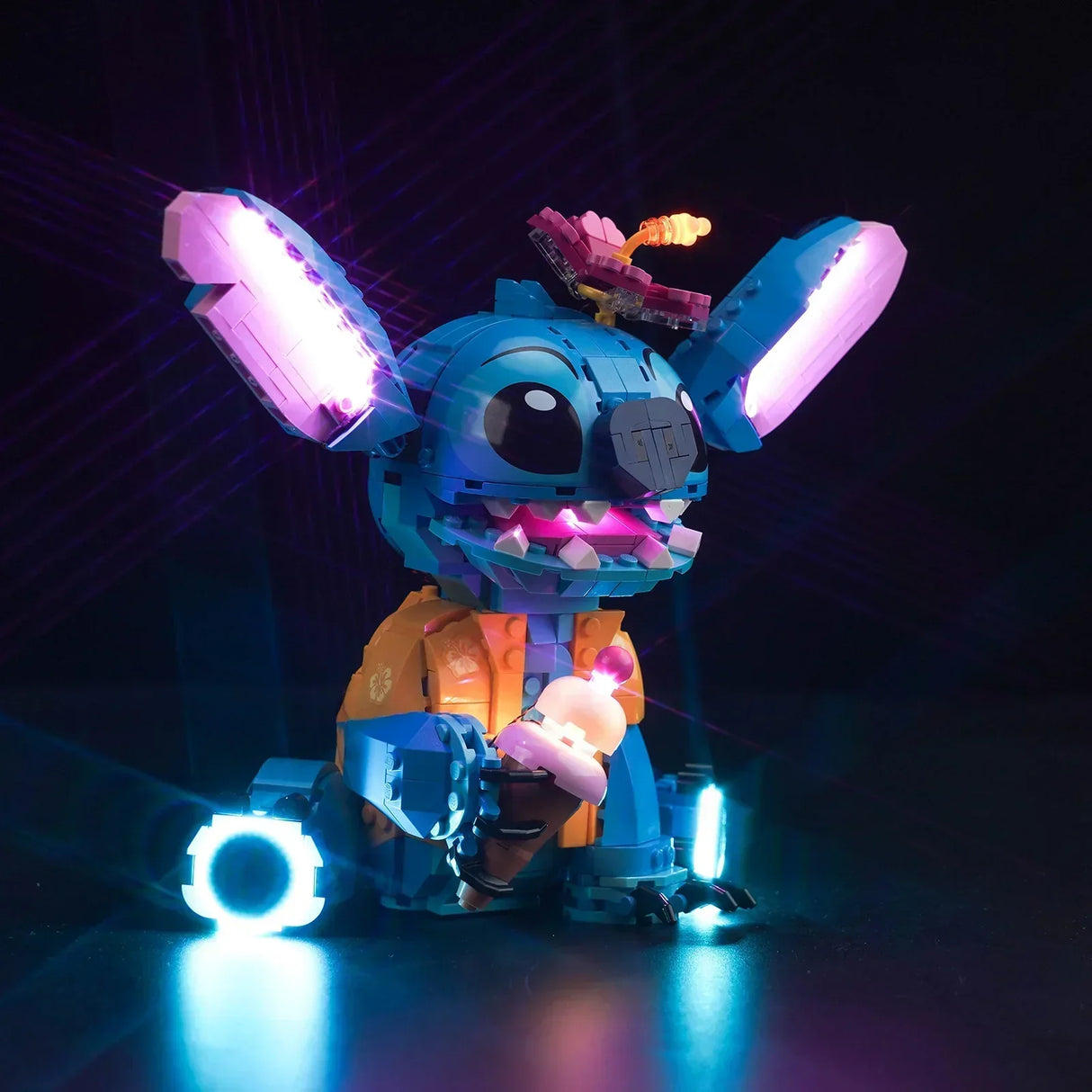 Ensemble d'éclairage LED pour LEGO Stitch (43249) avec télécommande