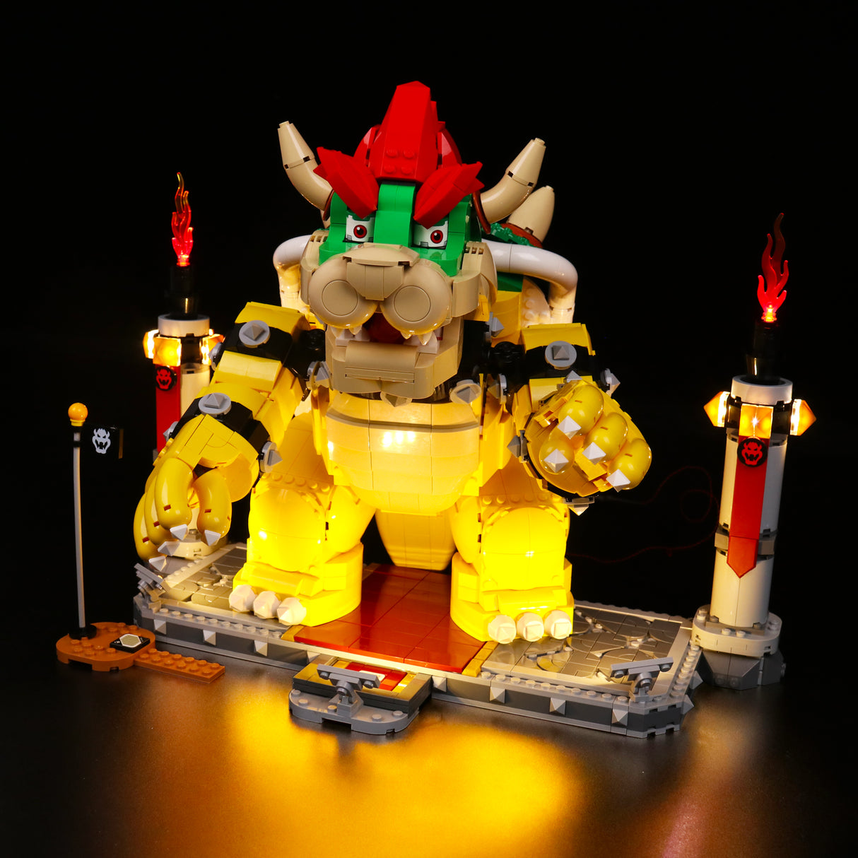 LED Licht Set für LEGO Super Mario: The Mighty Bowser (71411) inkl. Fernbedienung