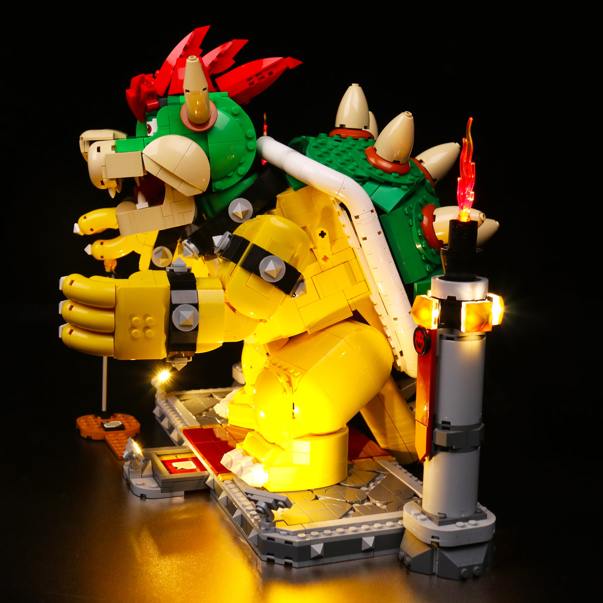 LED Licht Set für LEGO Super Mario: The Mighty Bowser (71411) inkl. Fernbedienung