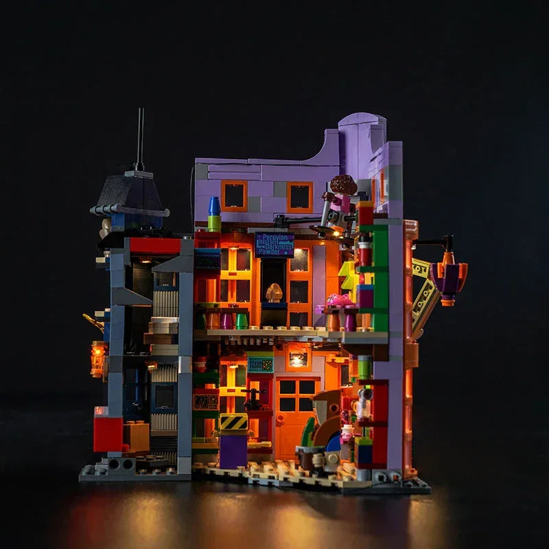 Ensemble de lumières LED pour LEGO Chemin de Traverse : Farces pour Sorciers Facétieux des Weasley (76422)