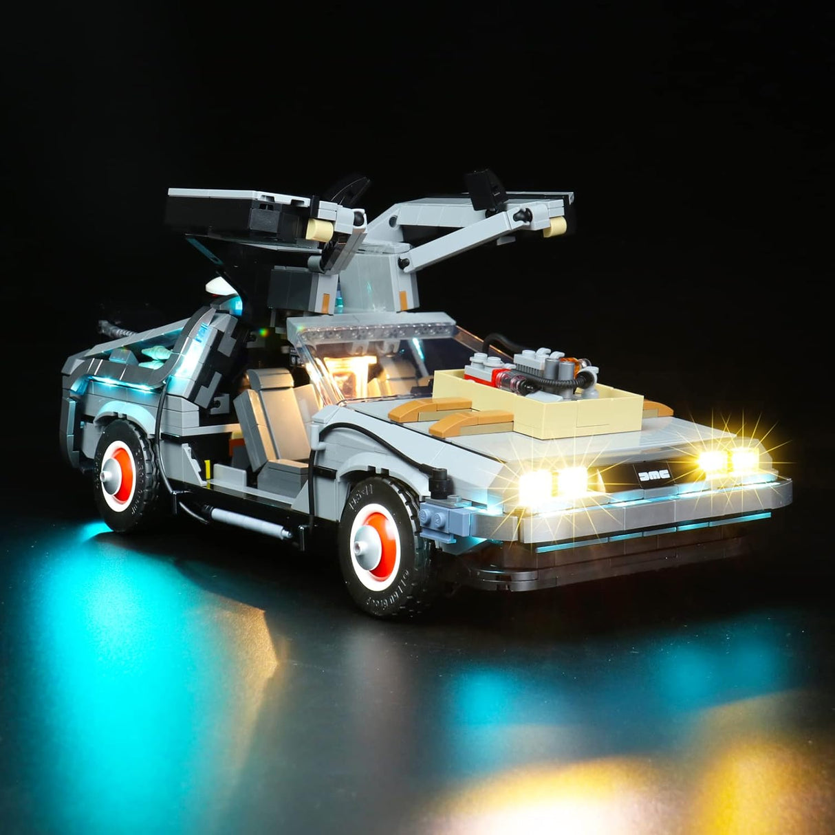 LED Licht Set für LEGO Zurück in die Zukunft: DeLorean - Die Zeitmaschine (10300) inkl. Fernbedienung