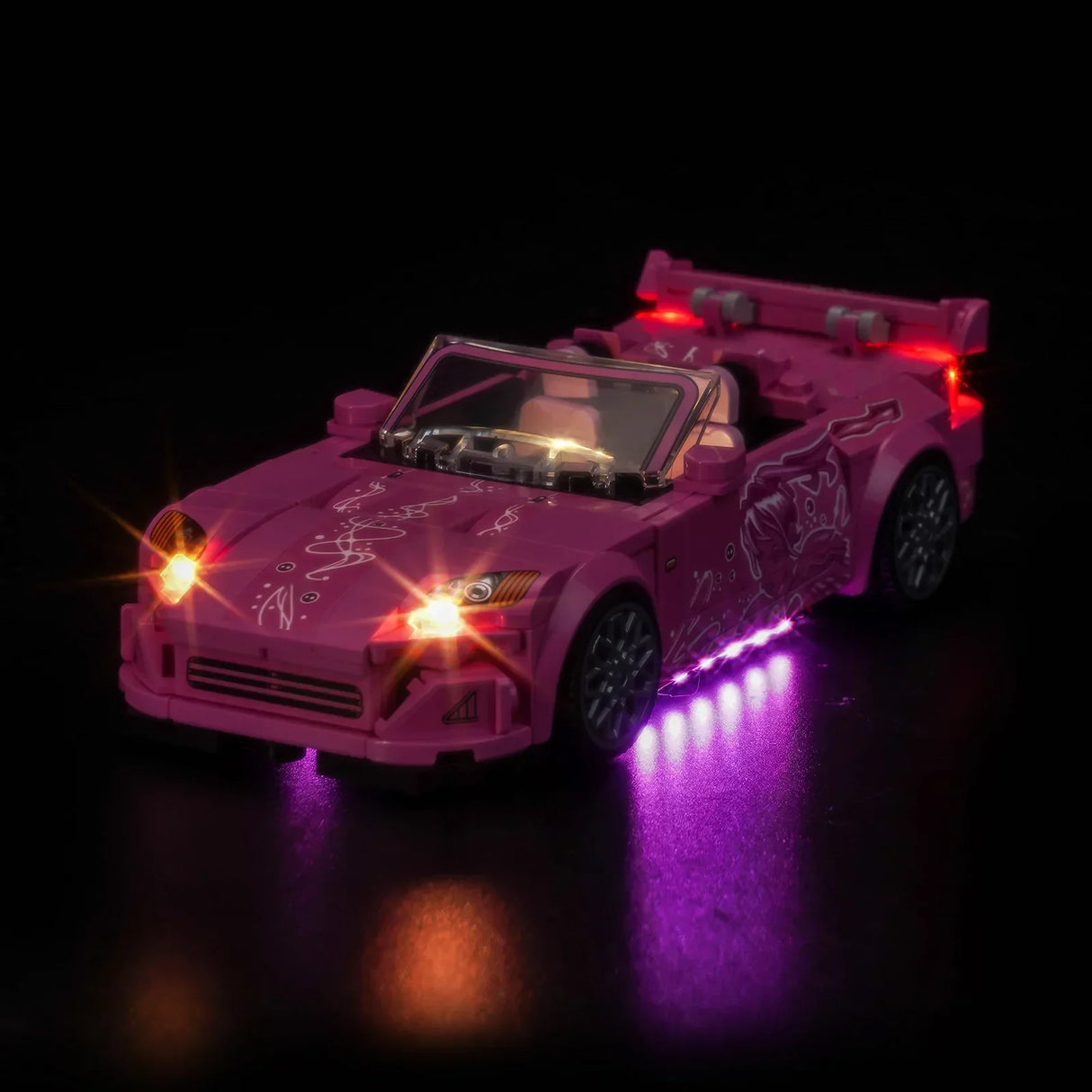 Ensemble de lumières LED pour LEGO 2 Fast 2 Furious - Honda S2000 (77241)