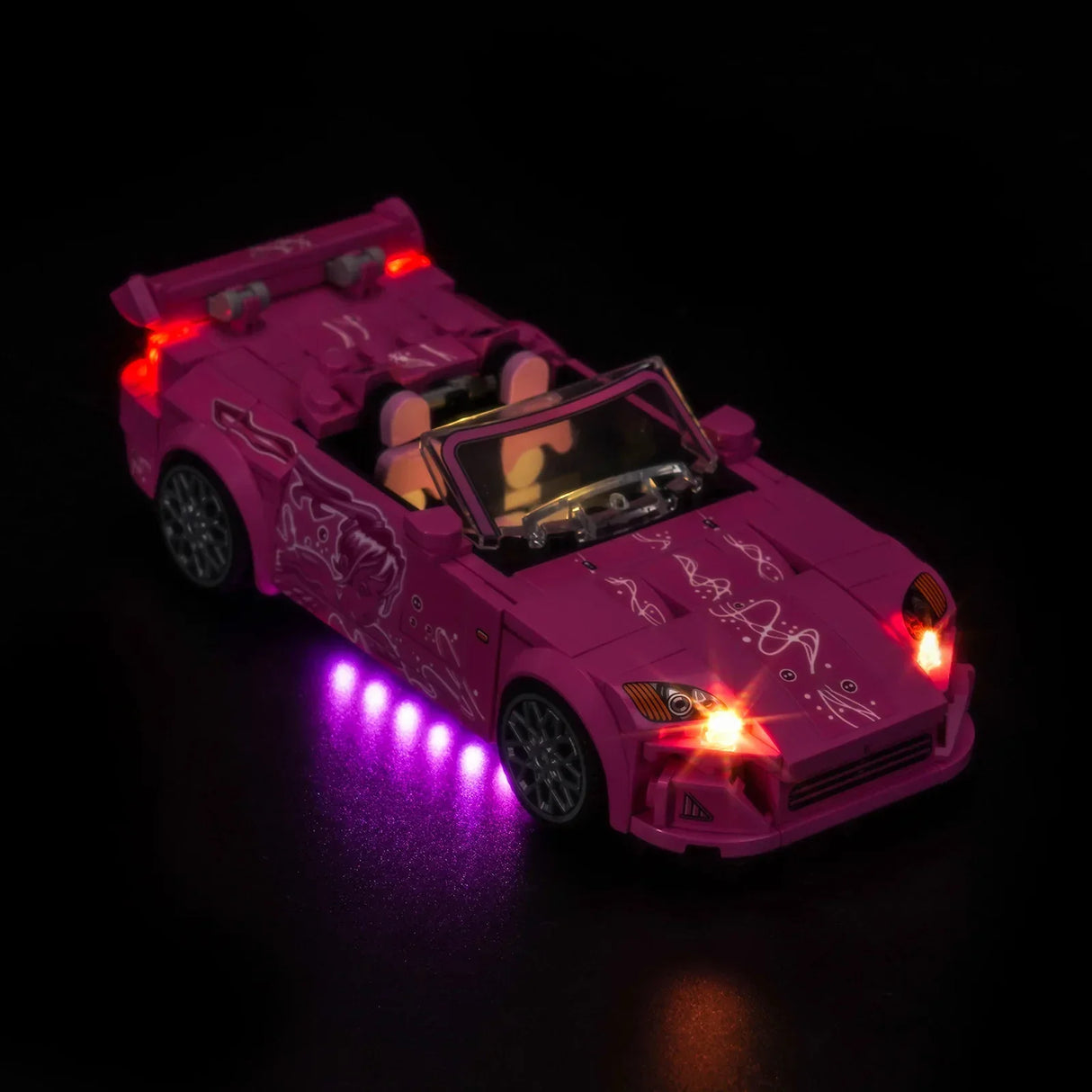 Ensemble de lumières LED pour LEGO 2 Fast 2 Furious - Honda S2000 (77241)