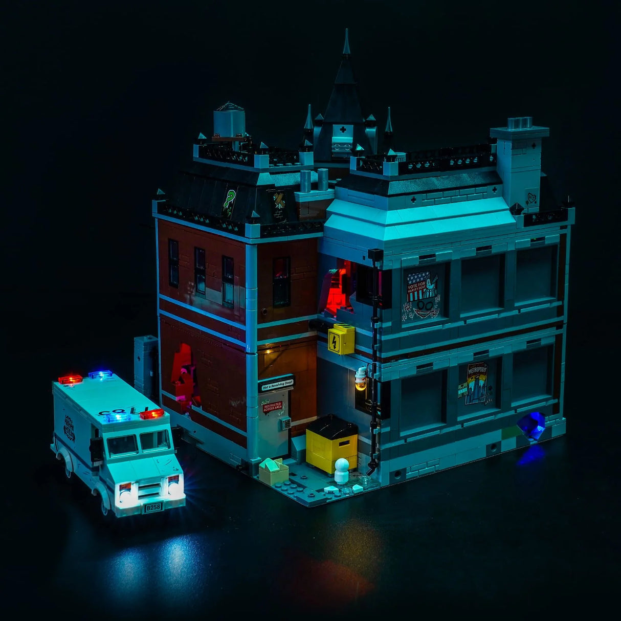 LED Licht Set für LEGO Batman: Arkham Asylum (76300) inkl. Fernbedienung