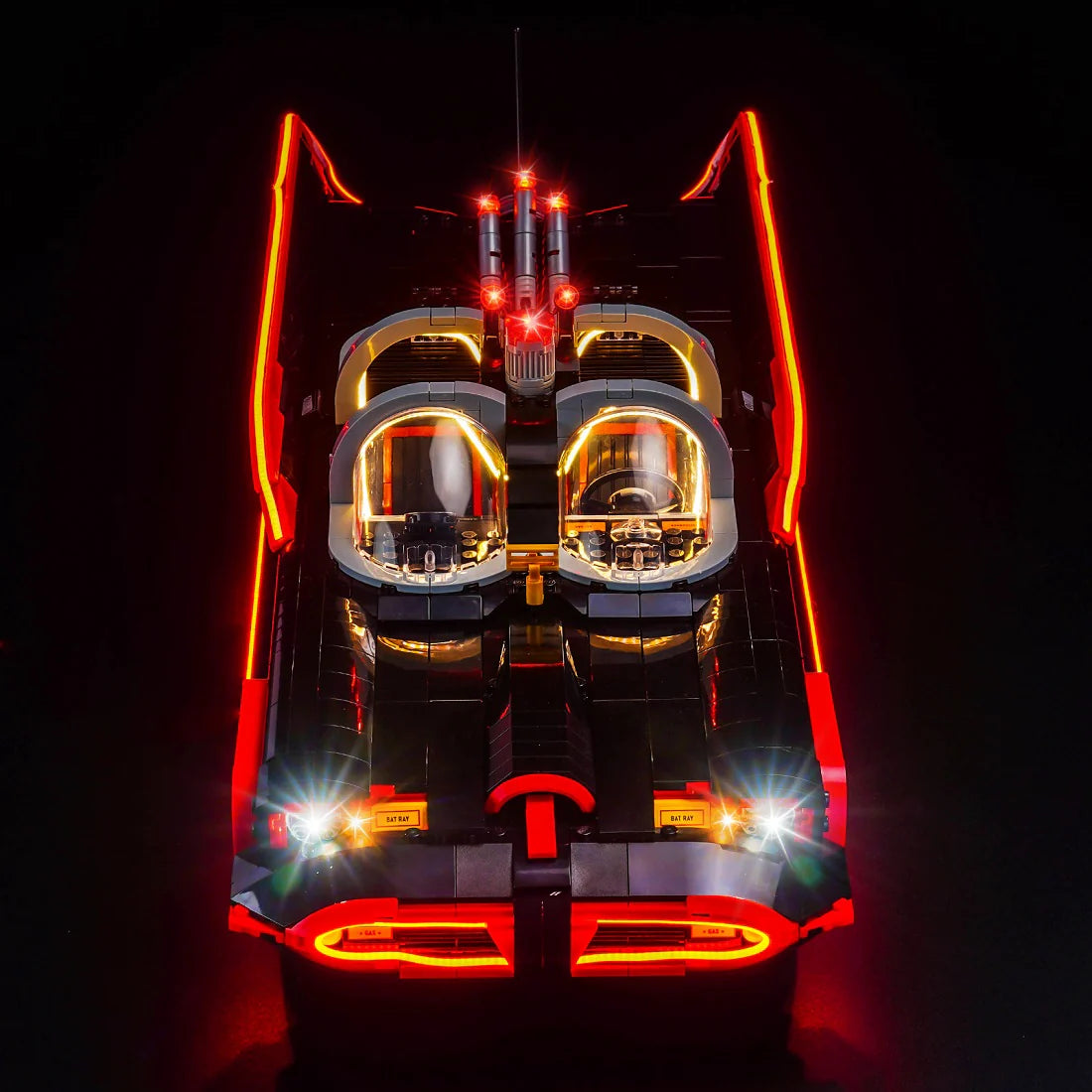 LED Licht Set für LEGO Batman: Batmobil aus der 60er-Jahre-Fernsehserie (76328) inkl. Fernbedienung