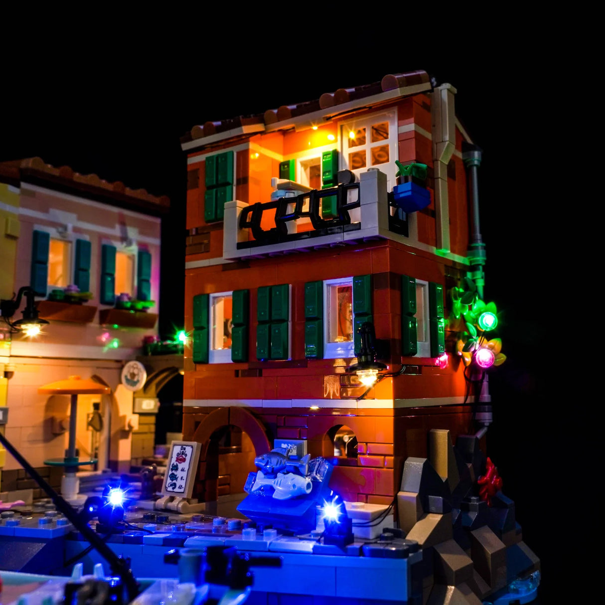 LED Licht Set für LEGO Die Italienische Riviera (21359) inkl. Fernbedienung