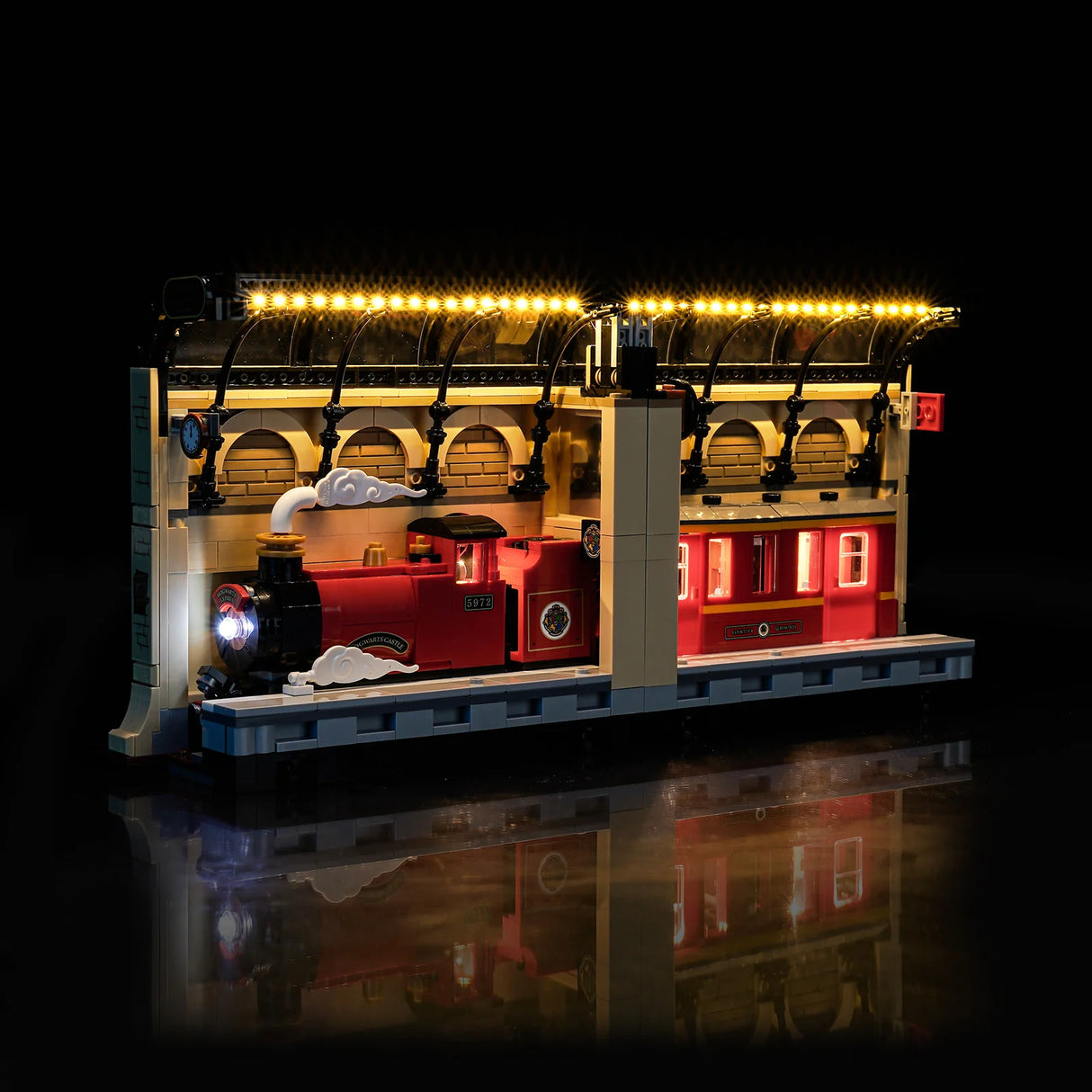 LED Licht Set für LEGO Harry Potter: Buchstütze: Hogwarts™ Express (76450) inkl. Fernbedienung