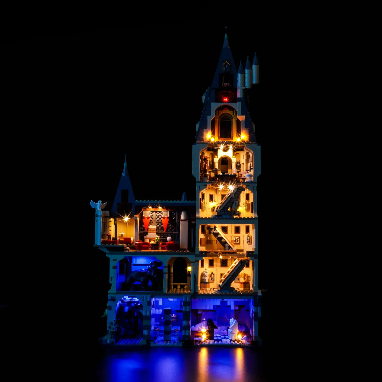 LED Licht Set für LEGO Harry Potter: Schloss Hogwarts™: Der Hauptturm (76454) inkl. Fernbedienung