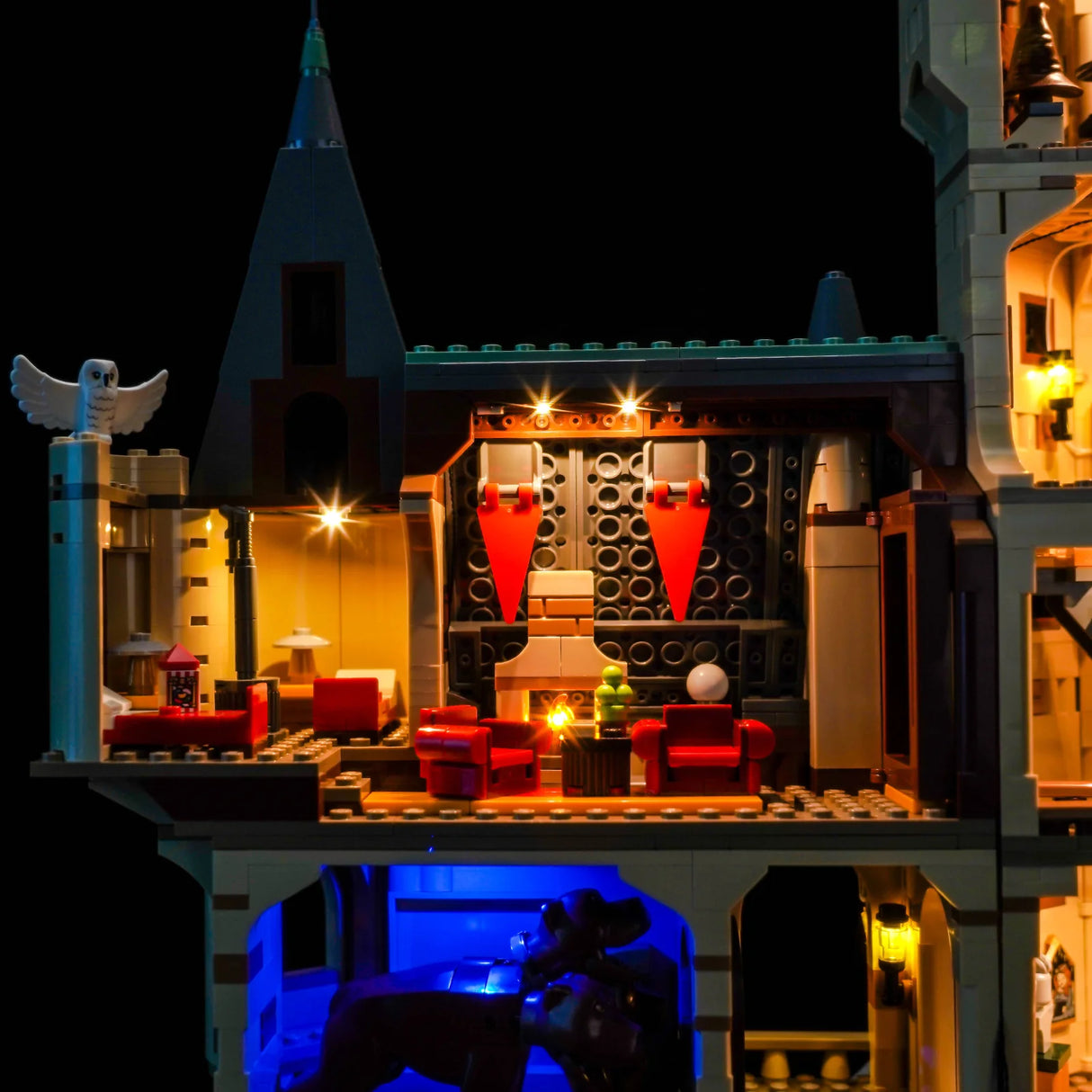 LED Licht Set für LEGO Harry Potter: Schloss Hogwarts™: Der Hauptturm (76454) inkl. Fernbedienung