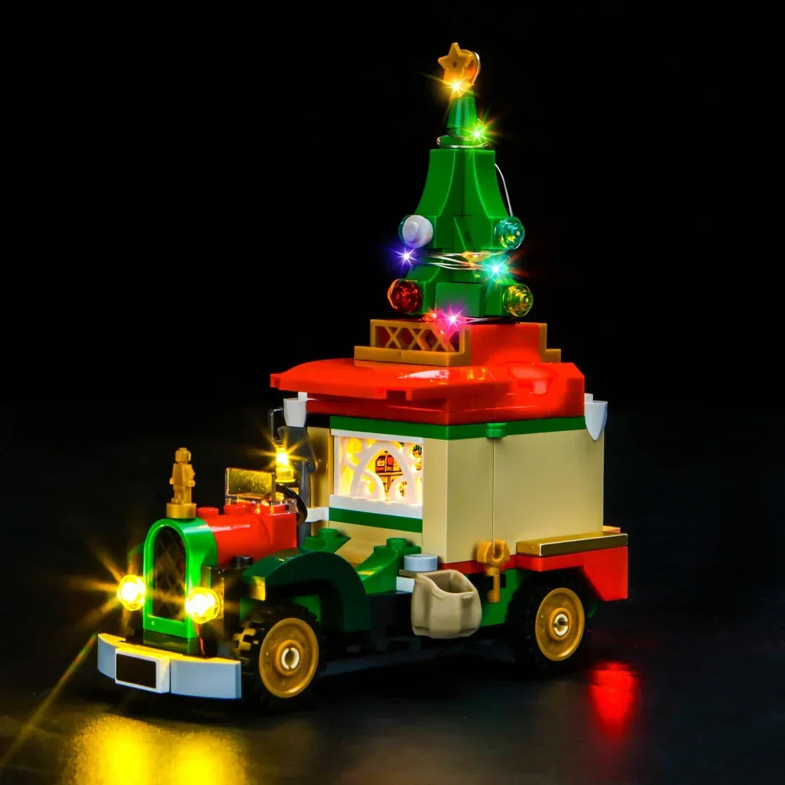 Ensemble de lumières LED pour la camionnette du Père Noël LEGO (40746)