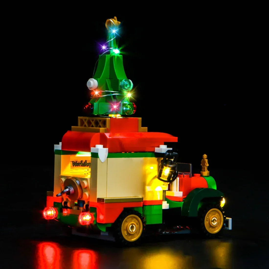 Ensemble de lumières LED pour la camionnette du Père Noël LEGO (40746)