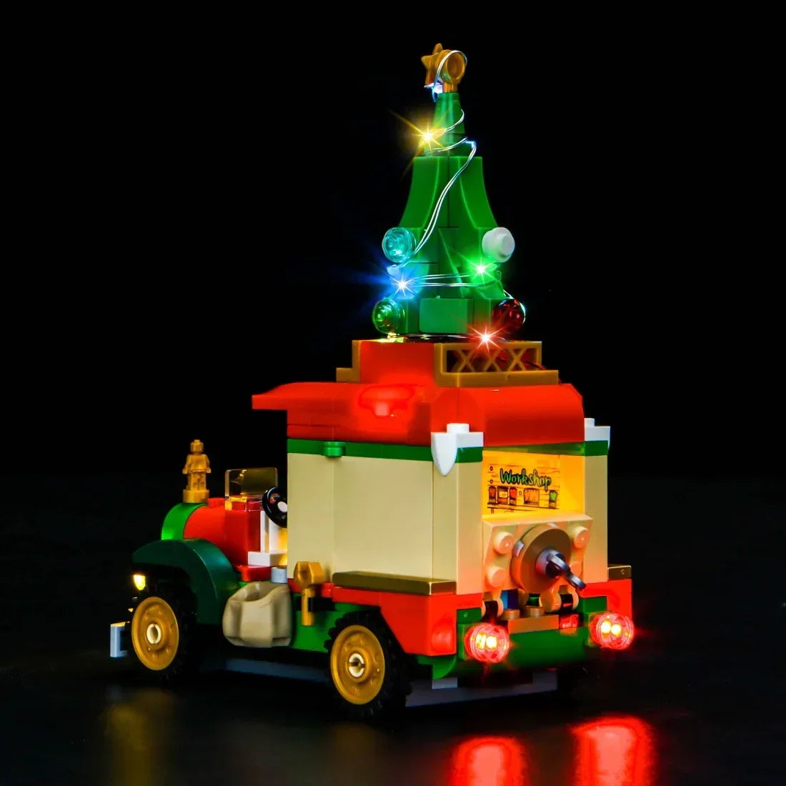 Ensemble de lumières LED pour la camionnette du Père Noël LEGO (40746)