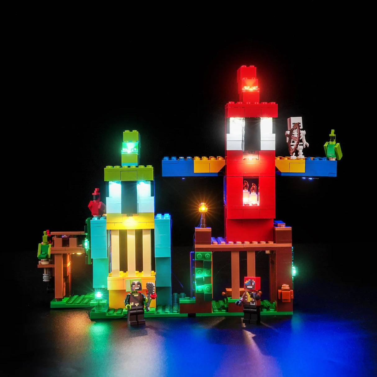 LED Licht Set für LEGO Minecraft: Die Papageienhäuser (21282)