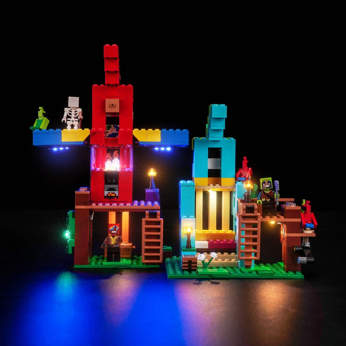 LED Licht Set für LEGO Minecraft: Die Papageienhäuser (21282)