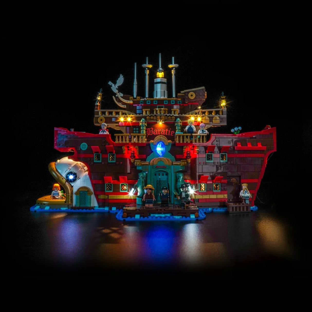 Kit d'éclairage LED pour LEGO One Piece : Baratié, le restaurant flottant (75640)
