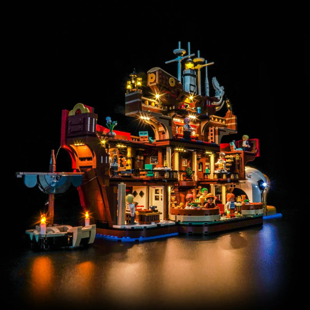 Kit d'éclairage LED pour LEGO One Piece : Baratié, le restaurant flottant (75640)
