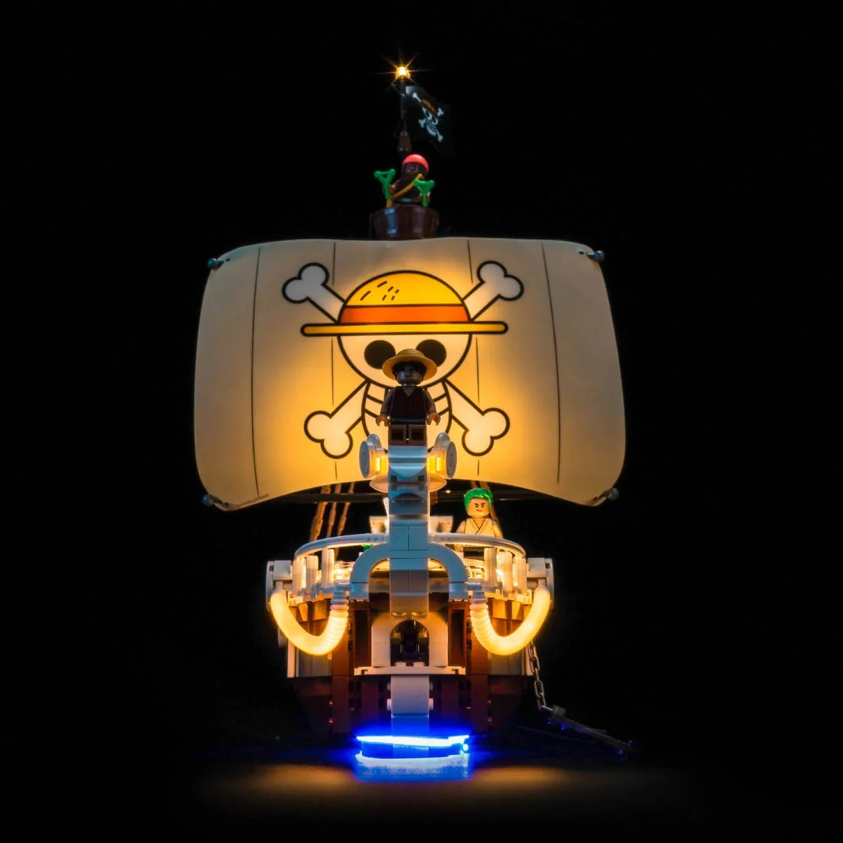 Ensemble de lumières LED pour LEGO One Piece : Le bateau pirate Flying Lamb (75639)