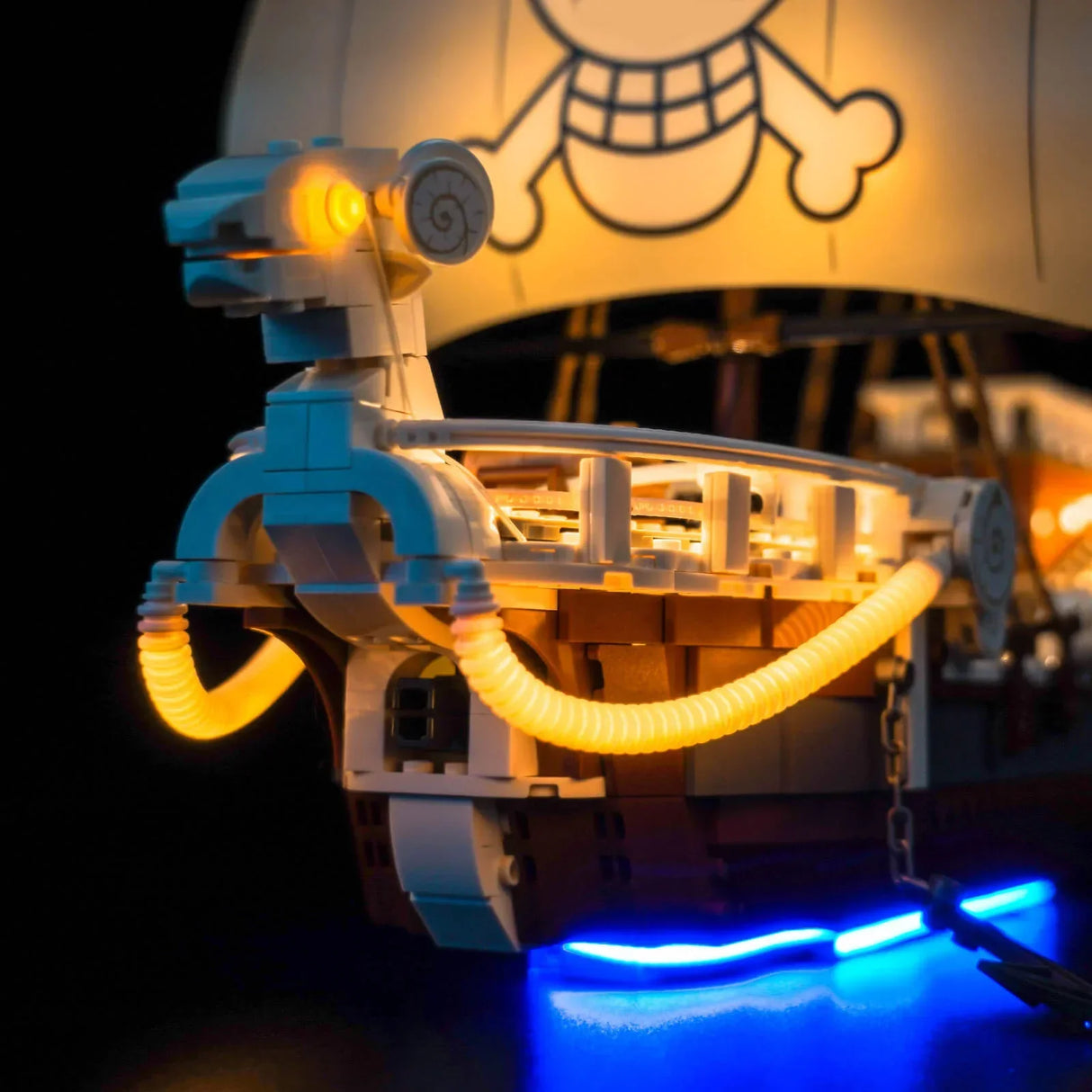 Ensemble de lumières LED pour LEGO One Piece : Le bateau pirate Flying Lamb (75639)
