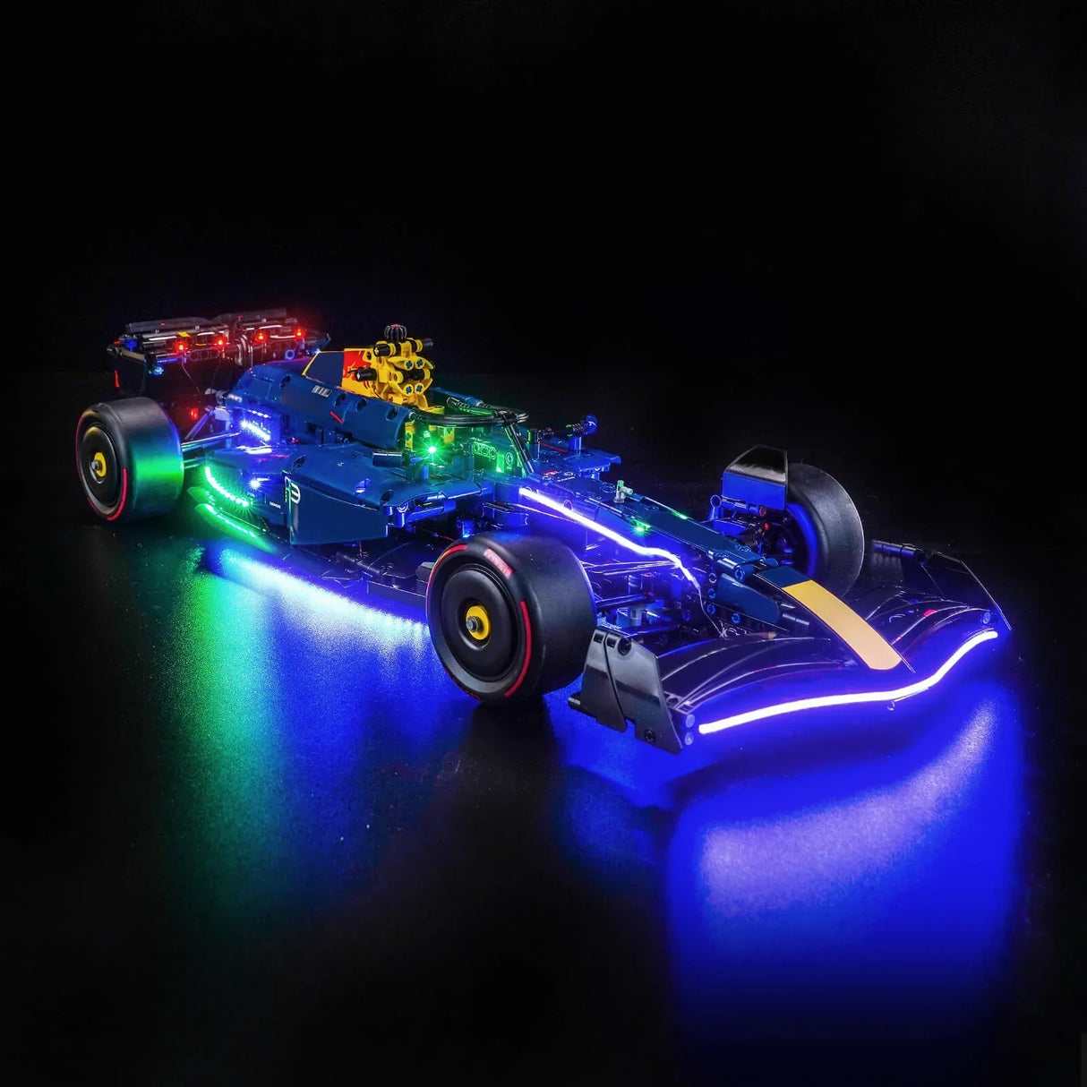 Kit d'éclairage LED pour la voiture de course LEGO Oracle Red Bull Racing RB20 F1 (42206) avec télécommande
