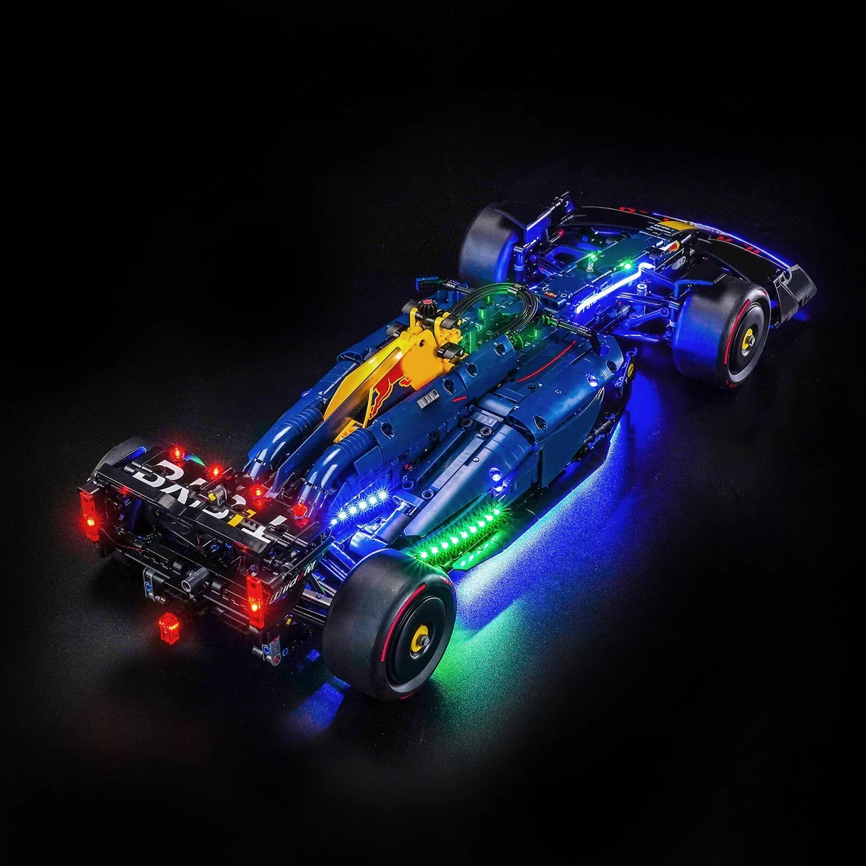 Kit d'éclairage LED pour la voiture de course LEGO Oracle Red Bull Racing RB20 F1 (42206) avec télécommande