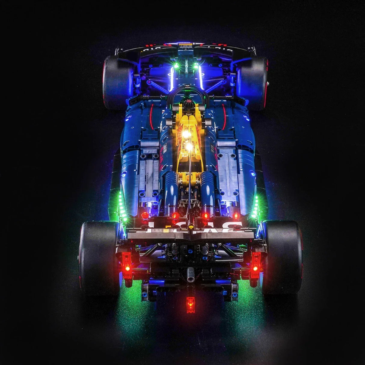 Kit d'éclairage LED pour la voiture de course LEGO Oracle Red Bull Racing RB20 F1 (42206) avec télécommande