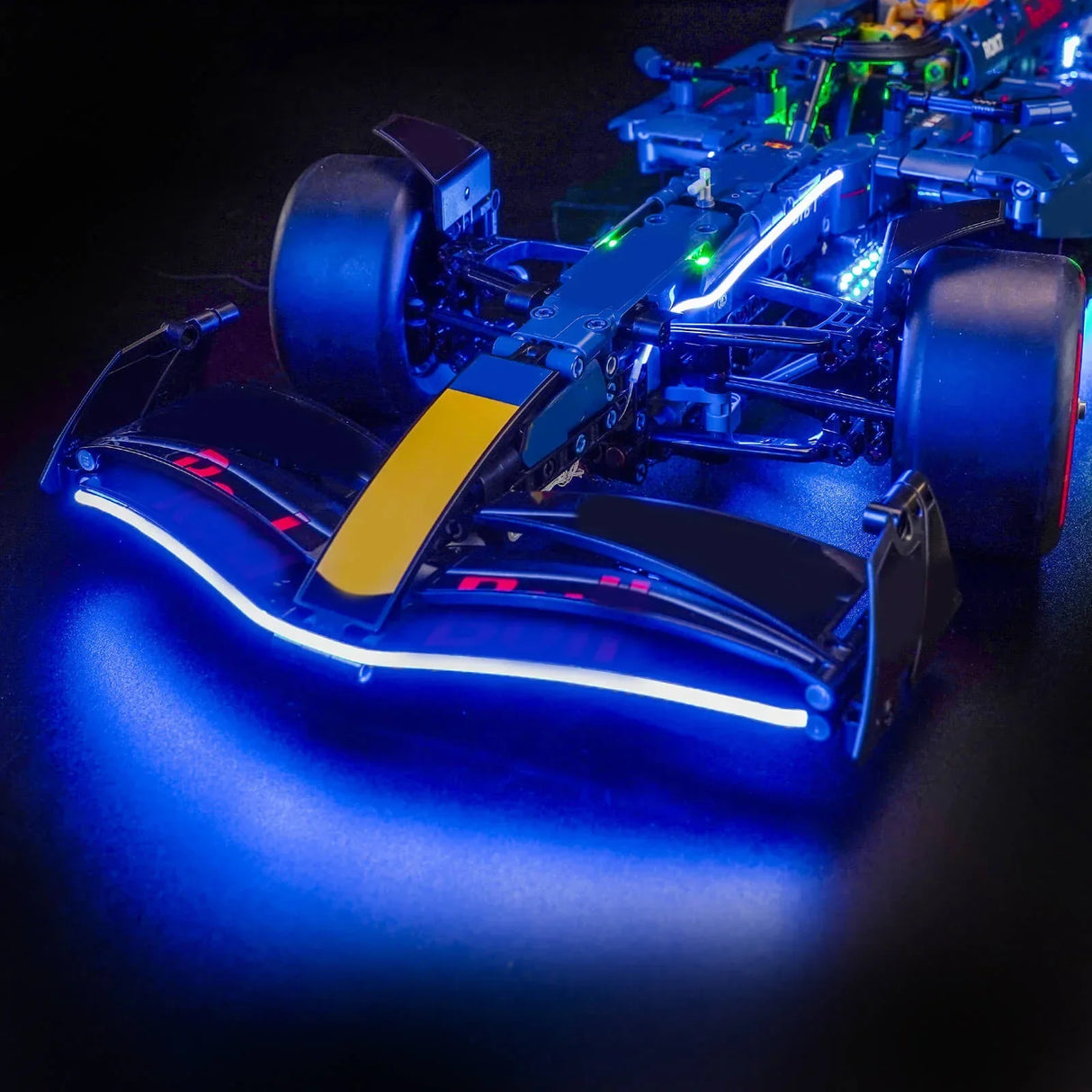 Kit d'éclairage LED pour la voiture de course LEGO Oracle Red Bull Racing RB20 F1 (42206) avec télécommande