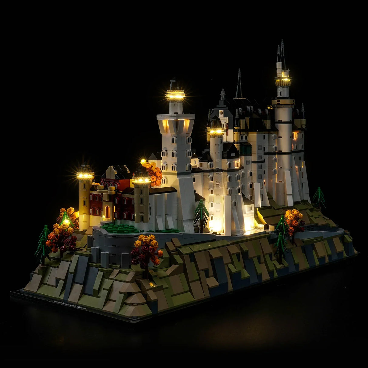 Ensemble d'éclairage LED pour le château de Neuschwanstein LEGO (21063) avec télécommande