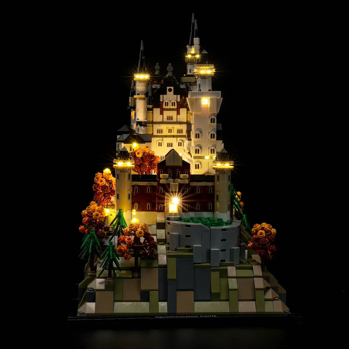Ensemble d'éclairage LED pour le château de Neuschwanstein LEGO (21063) avec télécommande