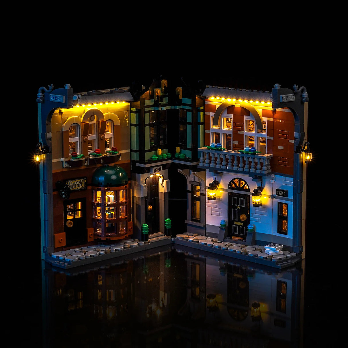 LED Licht Set für LEGO Sherlock Holmes: Bücherstütze (10351) inkl. Fernbedienung